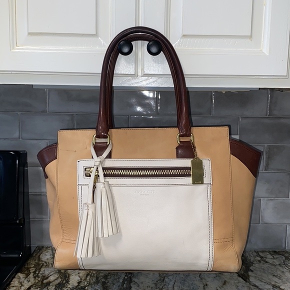 Coach Legacy Leather Candace Carryall Handbag - Picture 5 of 15